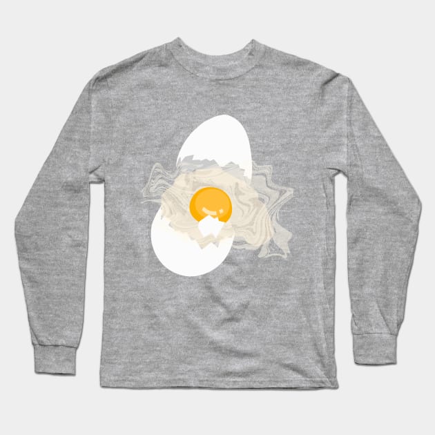 Busted Egg Long Sleeve T-Shirt by Studio Lockhart